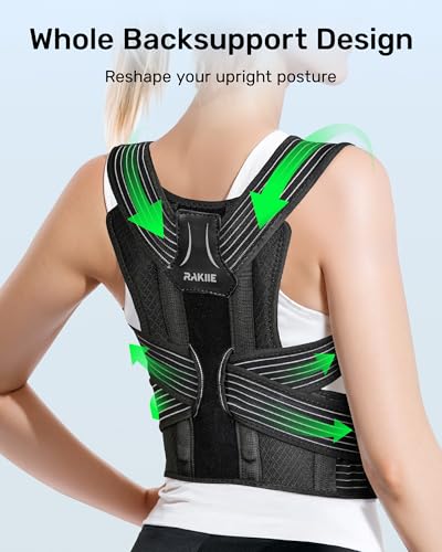 ClimeCo Certified Posture Corrector for Women and Men, Upgraded Back Brace with Enhanced Support, Shoulder Straightener
