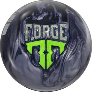 MOTIV Steel Forge Bowling Ball - Medium-Heavy Oil - Gray Charcoal Black Pearl for Pro Bowlers | MOTIV Steel Forge Bowli