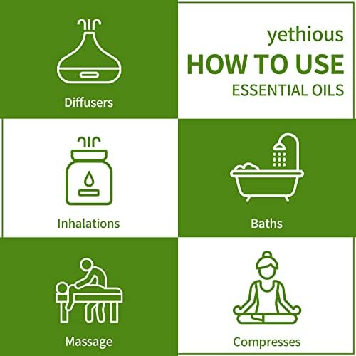 Yethious Pure Sandalwood Essential Oil for Aromatherapy & Diffuser - 10ML