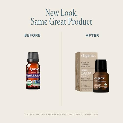 Cliganic Organic Frankincense Essential Oil - Boswellia Serrata, 100% Pure Natural Undiluted, for Stress Relief and Rela