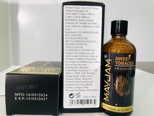 MAYJAM Sandalwood Essential Oil - Pure Fragrance Oil for Diffuser and Soap Candle Making, Ideal for Home and Office, 10