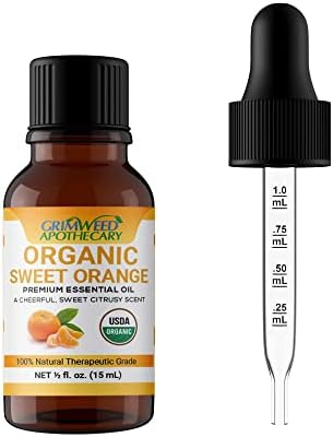 Grimweed Apothecary USDA Organic Cinnamon Essential Oil - Therapeutic Grade - 15mL - Diffuser Oil - 100% All Natural - w