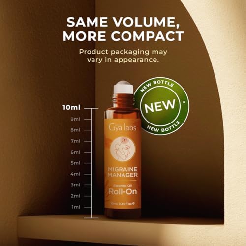 Gya Labs Frankincense & Somali Myrrh Essential Oil Roll On - Convenience - Camping Enthusiasts - Aromatherapy Relief, Cl