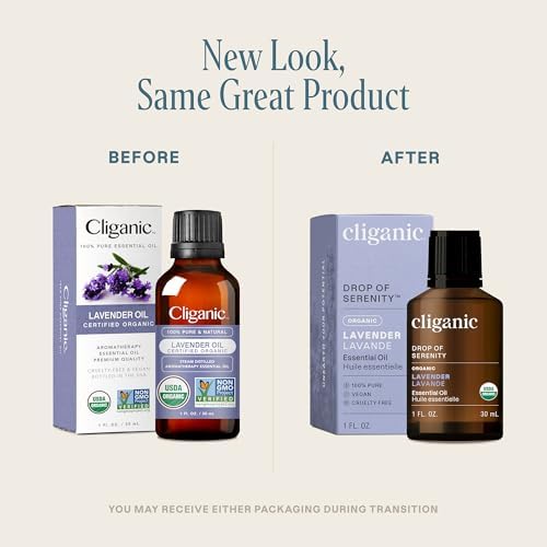 Cliganic Organic Frankincense Essential Oil - Boswellia Serrata, 100% Pure Natural Undiluted, for Stress Relief and Rela