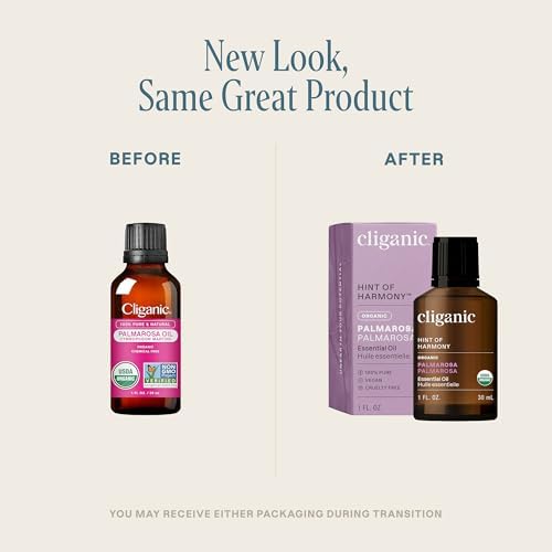 Cliganic Organic Frankincense Essential Oil - Boswellia Serrata, 100% Pure Natural Undiluted, for Stress Relief and Rela