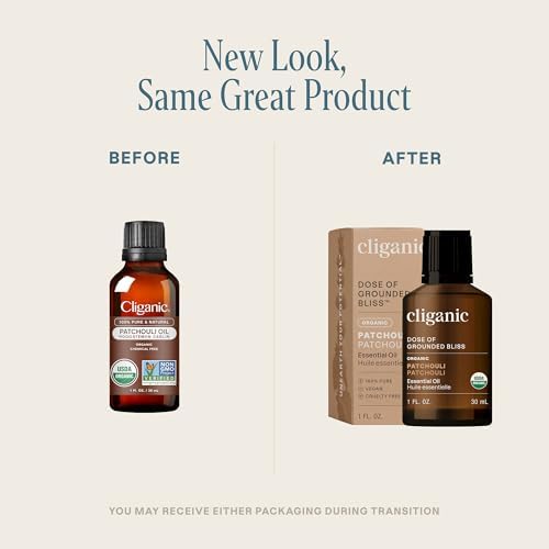 Cliganic Organic Frankincense Essential Oil - Boswellia Serrata, 100% Pure Natural Undiluted, for Stress Relief and Rela