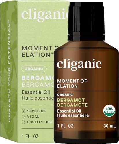 Cliganic Organic Frankincense Essential Oil - Boswellia Serrata, 100% Pure Natural Undiluted, for Stress Relief and Rela