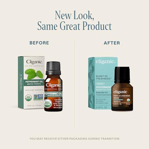 Cliganic Organic Frankincense Essential Oil - Boswellia Serrata, 100% Pure Natural Undiluted, for Stress Relief and Rela