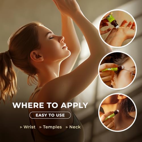 Gya Labs Frankincense & Somali Myrrh Essential Oil Roll On - Convenience - Camping Enthusiasts - Aromatherapy Relief, Cl