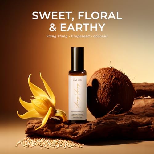 Gya Labs Frankincense & Somali Myrrh Essential Oil Roll On - Convenience - Camping Enthusiasts - Aromatherapy Relief, Cl