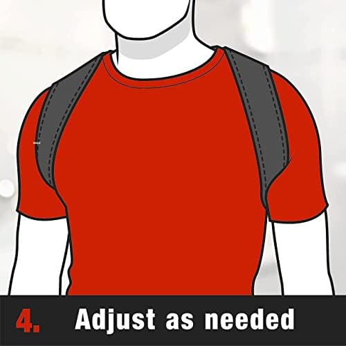 ACE Brand Posture Corrector, Posture Support, Discreet Under Clothing, Perfect for Students and Office Workers, Adjustab