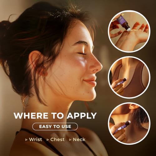 Gya Labs Frankincense & Somali Myrrh Essential Oil Roll On - Convenience - Camping Enthusiasts - Aromatherapy Relief, Cl