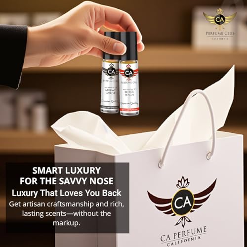 CA Perfume Unisex Gentle Fluidity Gold Fragrance Oil for Women & Men Travel Size TSA Ready Mini Parfum Body Oil Roll-on