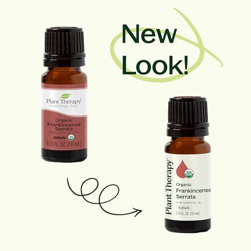 Pure Plant Therapy Organic Frankincense Serrata Essential Oil for Natural Aromatherapy and Therapeutic Use, 100% Pure,