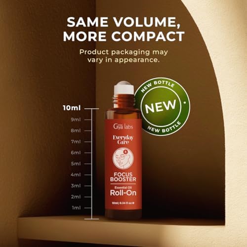 Gya Labs Frankincense & Somali Myrrh Essential Oil Roll On - Convenience - Camping Enthusiasts - Aromatherapy Relief, Cl