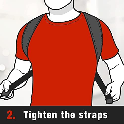 ACE Brand Posture Corrector, Posture Support, Discreet Under Clothing, Perfect for Students and Office Workers, Adjustab