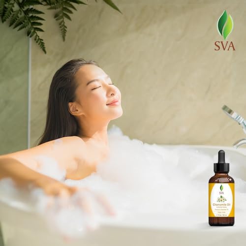 SVA Frankincense Essential Oil - 100% Natural Boswellia Carterii Oil for Aromatherapy and Skin Care - 1 Fl Oz with Dropp