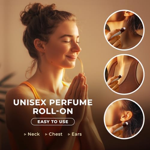 Gya Labs Frankincense & Somali Myrrh Essential Oil Roll On - Convenience - Camping Enthusiasts - Aromatherapy Relief, Cl