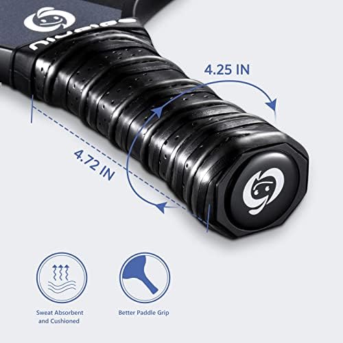 USAPA Approved Lightweight Pickleball Rackets for Casual Players | Durable Fiberglass Surface Picks with Polypropylene