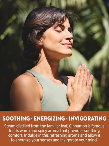 Nature's Truth Cinnamon Essential Oil for Diffuser, Aromatherapy and Massage | Pure Plant Based, Non-GMO & Gluten Free |