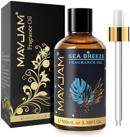 MAYJAM Sandalwood Essential Oil - Pure Fragrance Oil for Diffuser and Soap Candle Making, Ideal for Home and Office, 10