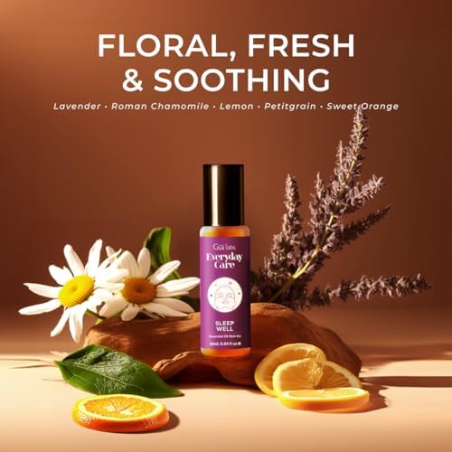 Gya Labs Frankincense & Somali Myrrh Essential Oil Roll On - Convenience - Camping Enthusiasts - Aromatherapy Relief, Cl