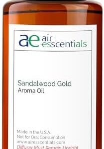 Sandalwood Gold Aroma Oil, Essential Oils Blend for Cold Air Diffuser, Sweet Afternoon Tea & Rose, Aromatherapy, 300ml