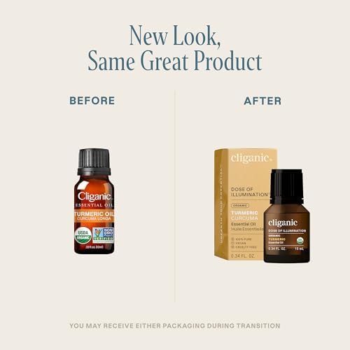 Cliganic Organic Frankincense Essential Oil - Boswellia Serrata, 100% Pure Natural Undiluted, for Stress Relief and Rela