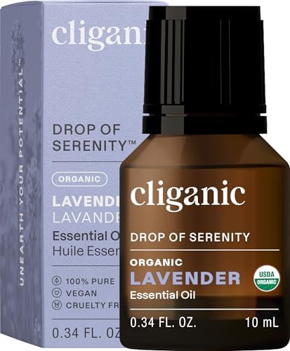 Cliganic Organic Frankincense Essential Oil - Boswellia Serrata, 100% Pure Natural Undiluted, for Stress Relief and Rela