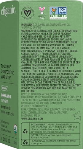 Cliganic Organic Frankincense Essential Oil - Boswellia Serrata, 100% Pure Natural Undiluted, for Stress Relief and Rela