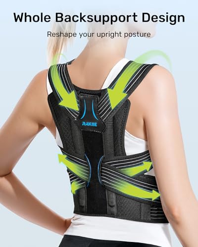 ClimeCo Certified Posture Corrector for Women and Men, Upgraded Back Brace with Enhanced Support, Shoulder Straightener