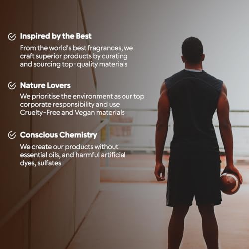 BellaVita Men's Long-Lasting Eau De Parfum | Natural Notes for Men | |4 fl.oz | Fresh Perfume | Oriental Fragrance