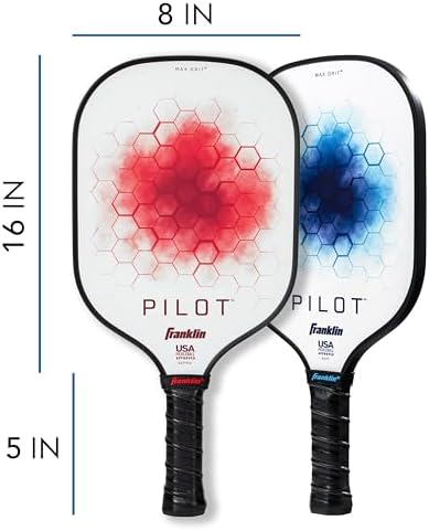 Franklin Sports Pilot Polypropylene Core Pickleball Paddle for Adults | Official USA Pickleball Paddle by Franklin Spor