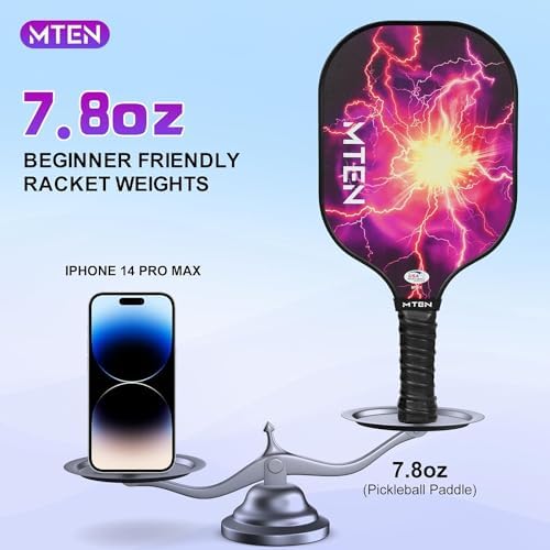 USAPA Approved Fiberglass Surface Pickleball Set for Men and Women Global Recycled Standard