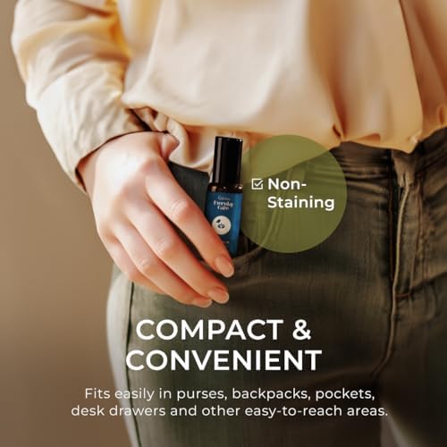 Gya Labs Frankincense & Somali Myrrh Essential Oil Roll On - Convenience - Camping Enthusiasts - Aromatherapy Relief, Cl