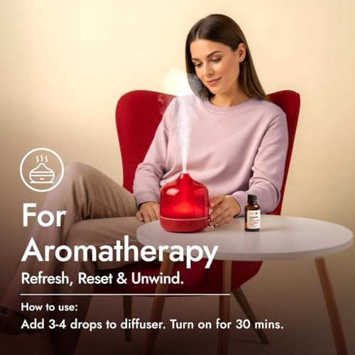 H'ana Sandalwood Essential Oil - 1.02 Fl Oz - for Hair and Skin, Aromatherapy, DIY Soap Making - ClimatePartner Certifie