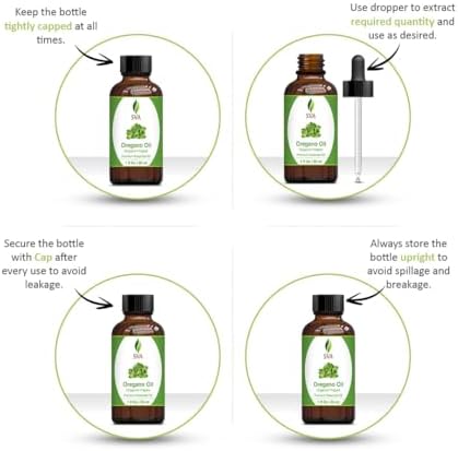 SVA Frankincense Essential Oil - 100% Natural Boswellia Carterii Oil for Aromatherapy and Skin Care - 1 Fl Oz with Dropp