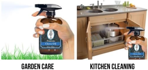 Premium Cinnamon Oil 4 Fl Oz for Cleaning and Aromatherapy - 100% Pure, Natural & Therapeutic - Perfect for Indoor and O