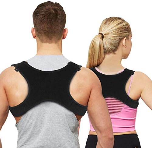 Posture Corrector for All Ages: Men, Women & Children | Adjustable Clavicle Support | Effective Upper Back Brace for Tho