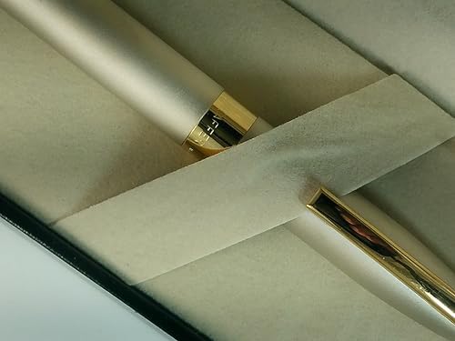 Sheaffer USA-made Legacy Heritage Sandblasted Palladium Barrel 22KT Gold Trim Ballpoint Pen | Sheaffer Legacy Heritage