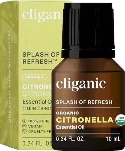 Cliganic Organic Frankincense Essential Oil - Boswellia Serrata, 100% Pure Natural Undiluted, for Stress Relief and Rela