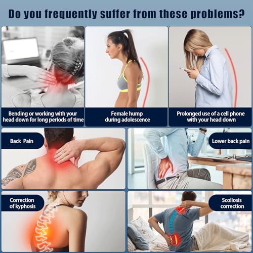 Adjustable Back Brace for Back, Neck and Shoulder Pain Relief - Posture Corrector for Men and Women | Scoliosis, Hunchb