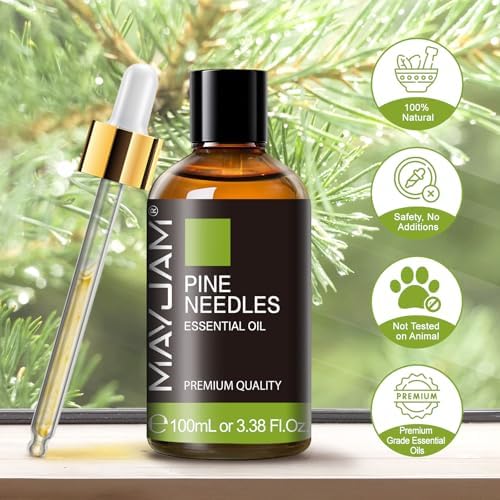 MAYJAM Indian Sandalwood Essential Oils for Skin Care and Hair Care - 100ml MAYJAM Indian Sandalwood Essential Oils fo