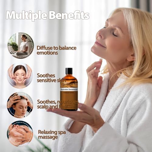 PHATOIL Australian Sandalwood Essential Oil |38Fl Oz for Hair Care and Body Skin Care | PHATOIL Australian Sandalwood E