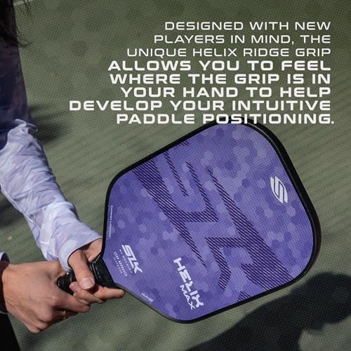 Thermoformed Carbon Fiber Pickleball Paddles for Unmatched Control | Selkirk Sport SLK Helix Pro Pickleball Paddle | Se