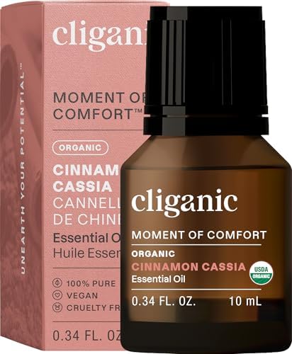 Cliganic Organic Frankincense Essential Oil - Boswellia Serrata, 100% Pure Natural Undiluted, for Stress Relief and Rela