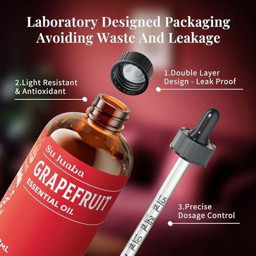 100% Pure Frankincense Essential Oil for Skin and Diffuser - SU JUABA 4 Fl Oz | SU JUABA Frankincense Essential Oil - P