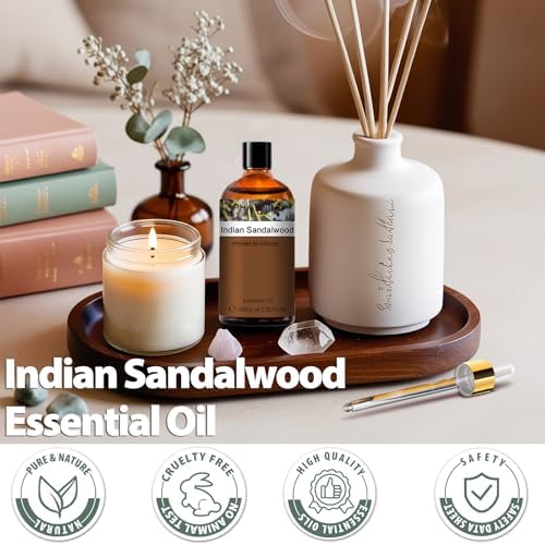 PHATOIL Australian Sandalwood Essential Oil |38Fl Oz for Hair Care and Body Skin Care | PHATOIL Australian Sandalwood E
