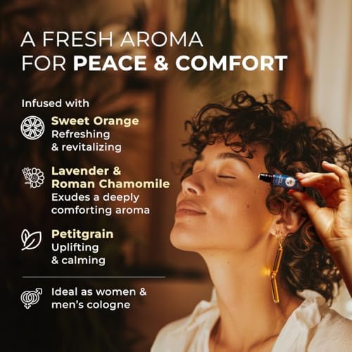 Gya Labs Frankincense & Somali Myrrh Essential Oil Roll On - Convenience - Camping Enthusiasts - Aromatherapy Relief, Cl