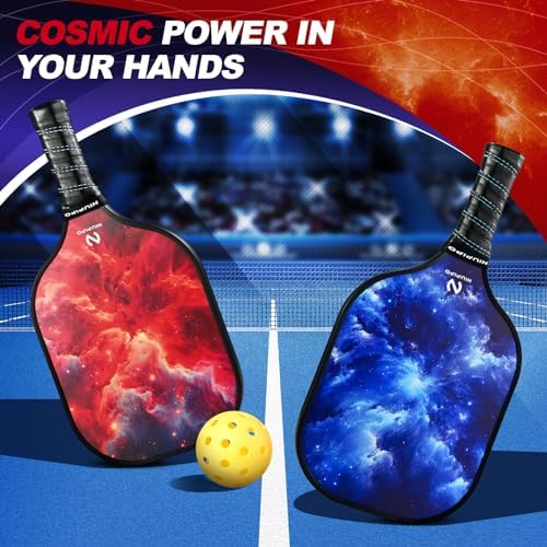 USAPA Approved Lightweight Pickleball Rackets for Casual Players | Durable Fiberglass Surface Picks with Polypropylene